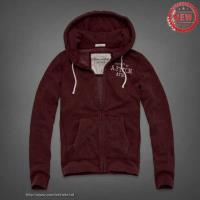 heren abercrombie and fitch pullover full-zip rode wijn Kleren Bestellen 2if9h131